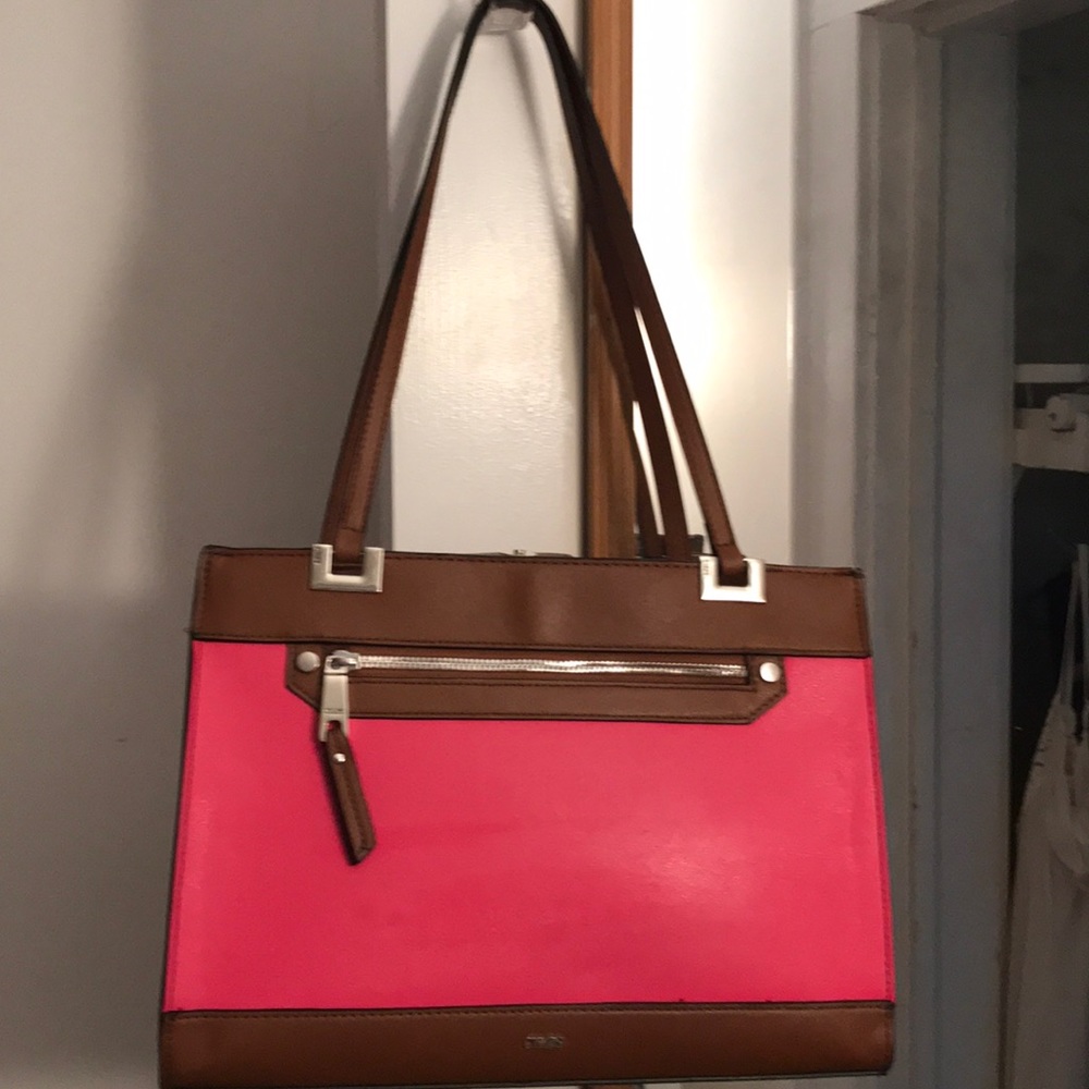 Chaps pink handbag